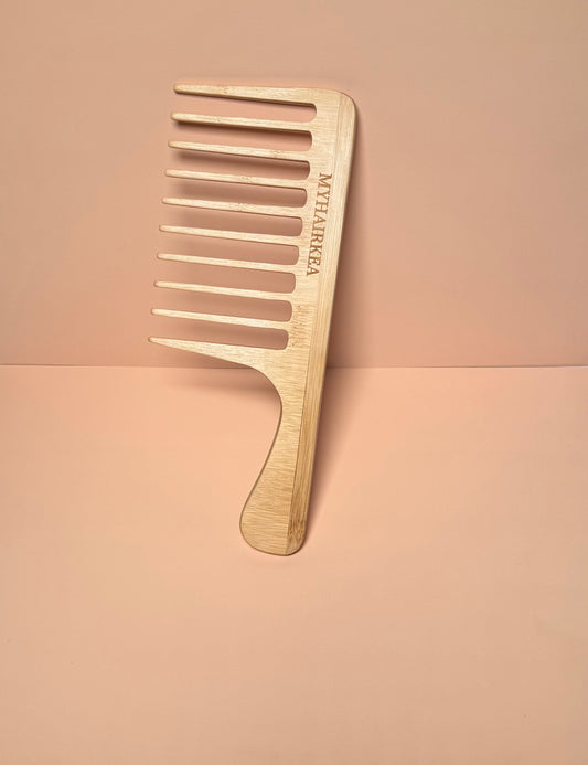 Wide Tooth Comb | Gentle Detangler for Curly & Natural Hair