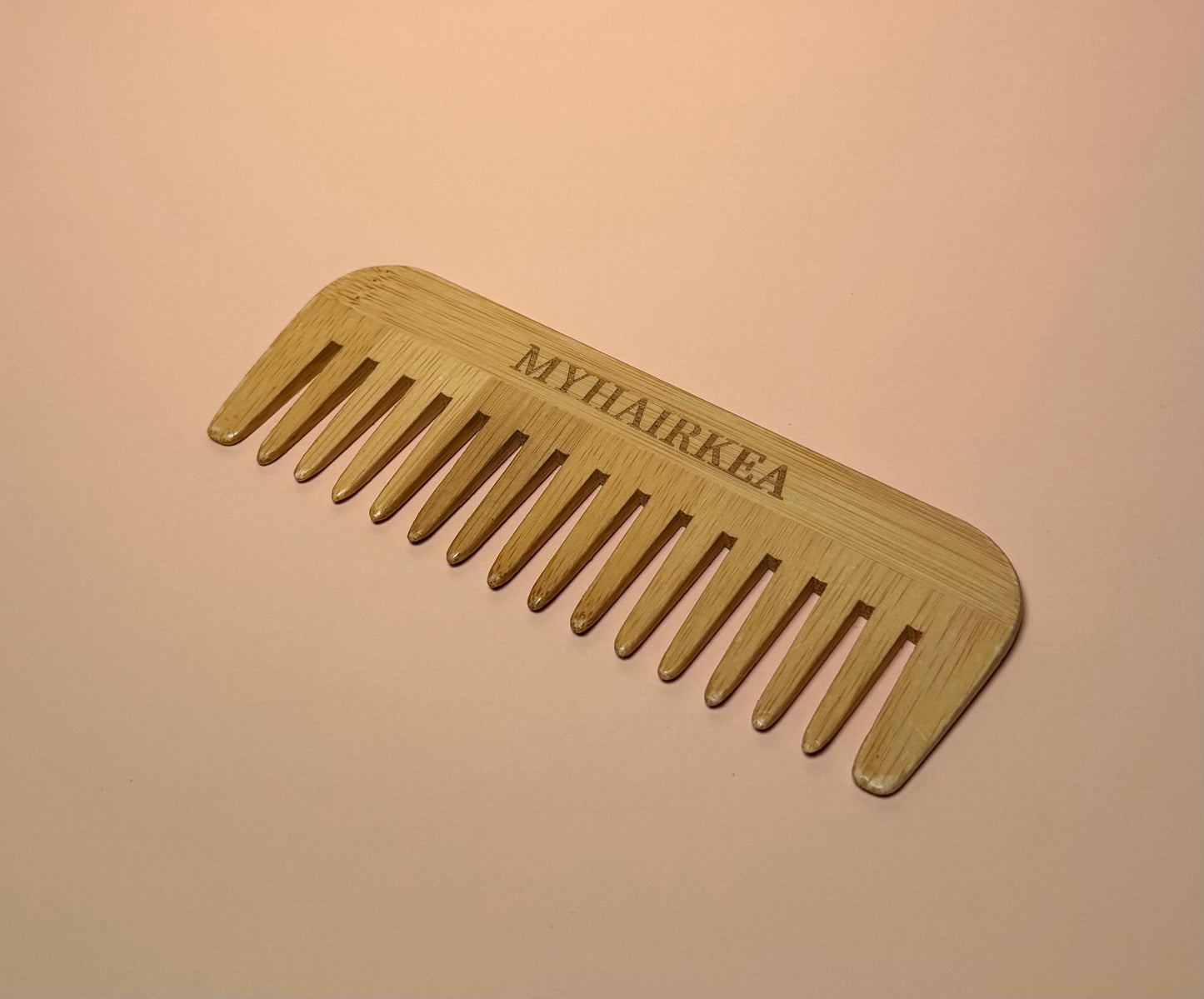 Kids’ Wide Tooth Bamboo Comb | Gentle Detangler for Little Roots