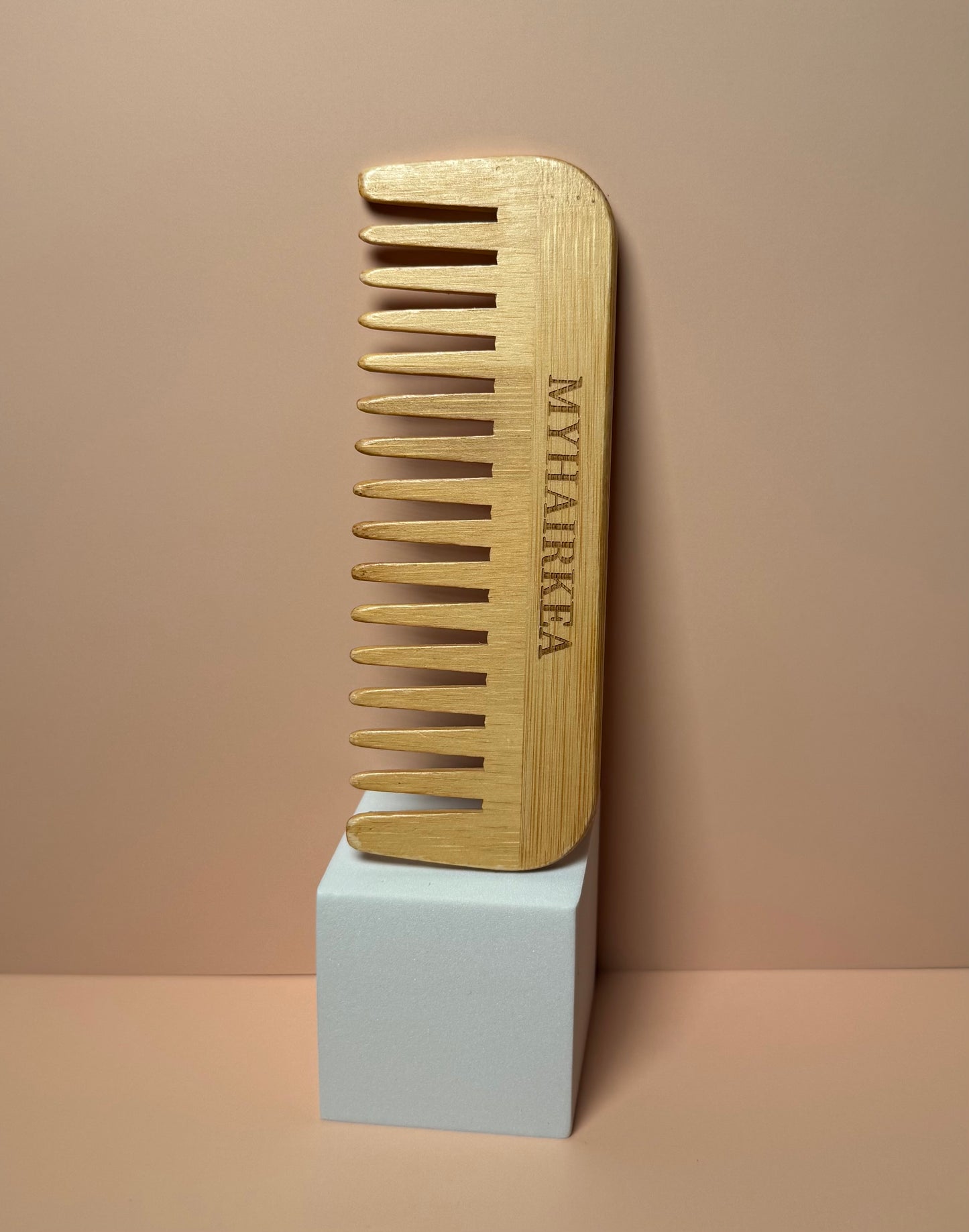 Kids’ Wide Tooth Bamboo Comb | Gentle Detangler for Little Roots